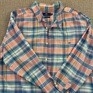 Vineyard Vines, Men's Long Sleeve Tucker Casual Button Shirt, XXL